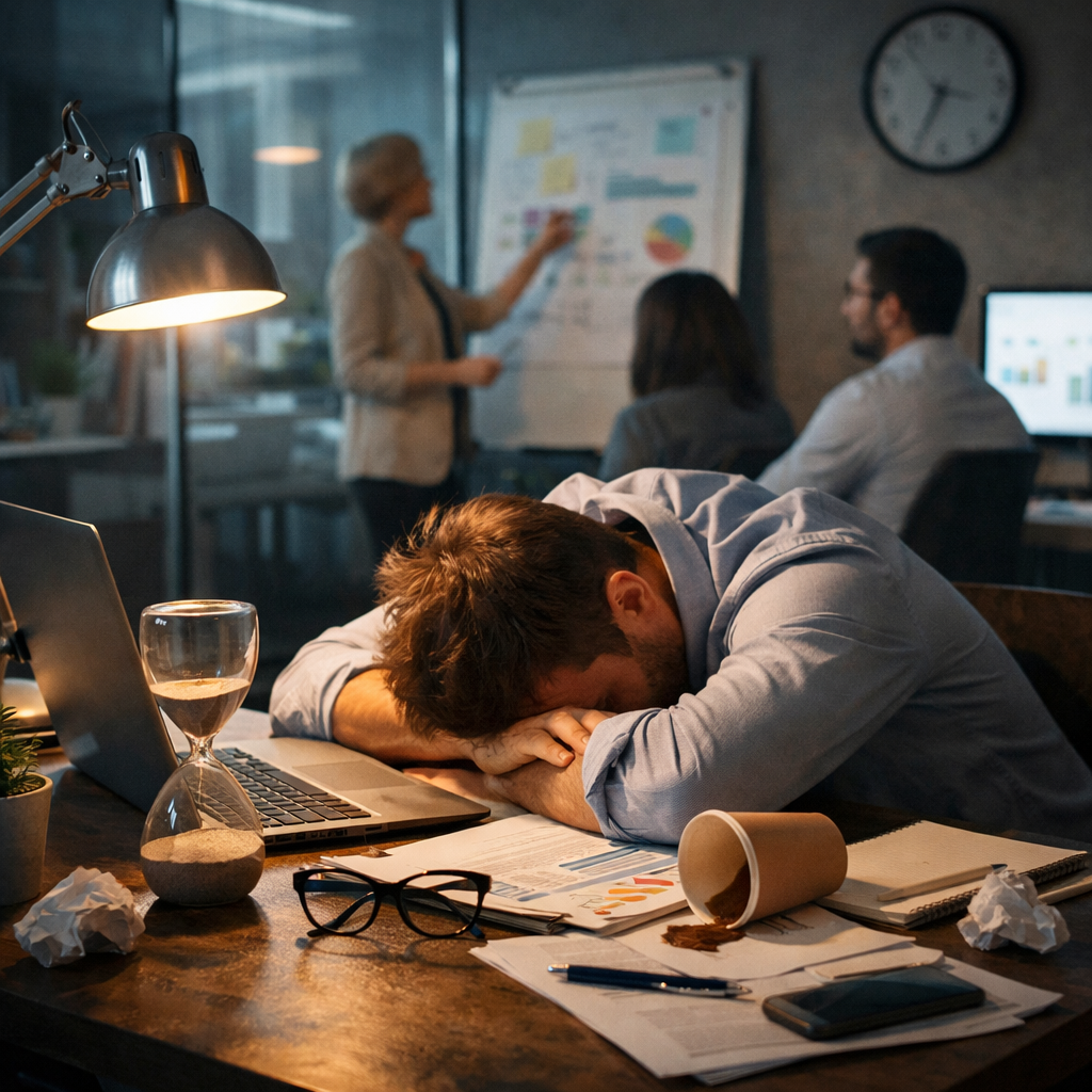 فرسودگی پنهان در سازمان‌ های مدرن چرا تیم‌ ها خسته‌اند اما کارها جلو می‌رود؟